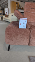 Poco - Ecksofa Nicolai Stoff Nile Kupfer 300 Braun Fuß Schwarz Matt mit Verstellfunktionen - 3