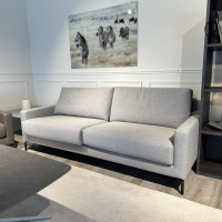 Violetta - Sofa Gesa Stoff 11 Gavani 83 Grau Schwebefuß Eric H 14 cm Schwarz Matt - 6