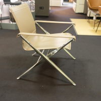 B&B Italia - Sessel Beverly 14  Kernleder Tortora 1121280 Rahmen Aluminium - 8