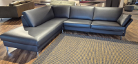 Erpo - Ecksofa CL 990 Leder 42.059 Anthrazit Füße Verchromt mit Fußablage - 10