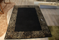 Rugs & Riches - Teppich Century 170x240 Neuseelandwolle Schwarz Beige - 7