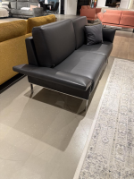 Rolf Benz - Sofa Cara Leder 38.110 Schwarz Füße Metall Hochglanz - 2