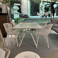 Fast - Outdoor Gruppe Radice Quadra Forrest Aluminium Weiß Pulverbeschichtet - 9