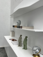 MDF Italia - Paneelwand Wave Lack Weiß - 3