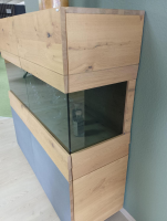 Voglauer - Highboard Opus Wildeiche Rustiko Tischlerplatte Furniert Inklusive LED Beleuchtung - 5