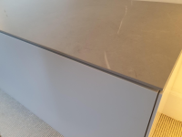 Piure - Sideboard Nex P51 Cool Grey Grau Abdeckplatte Oben Stone Grey ST01 Grau Wandhängend - 2