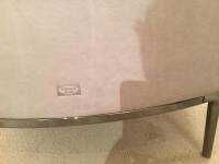 Poltrona Frau - Sessel Archibald Leder Century Talco Grau Gestell Verchromt - 13