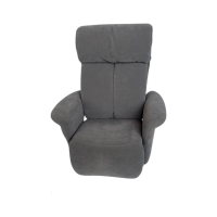 himolla - Relaxsessel 7627 XS Stoff Nuvano Stein Grau Drehteller Edelstahl Mit Elektrischer Aufstehhilfe - 7
