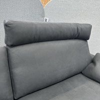 COR - Sofa Conseta Leder 423 Schwarz Gestell Metallkufen Schwarz Pulverbeschichtet Inklusive Kissen - 7