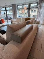 Minotti - Ecksofa 307x377 Connery Stoff Bright 01 Bianco Cat. H Weiß - 4