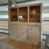 Marktex - Vitrine 6280-02 Multimodus Pinie Bicolor Farbig Lasiert Grau - 4