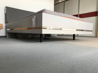 Nolte - Bettanlage Concept Me 500  S9 Seidengrau ohne Lattenrost ohne Matratze mit Nachttisch Alegro - 5