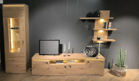 Ideal Möbel - Wohnkombination Holz Inklusive Beleuchtung - 3