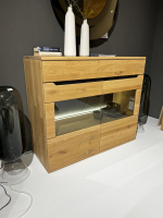 Decker - Sideboard Ameno Wildeiche Massiv Bianco Geölt Inklusive LED Beleuchtung - 2
