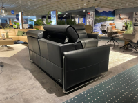 Stressless - Polstergarnitur Emily V2 R Leder Cori 19 Black Schwarz Kufen Verchromt - 7
