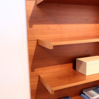 Giorgetti - Wohnwand Oli Akrylbeizung Nussbaum - 4