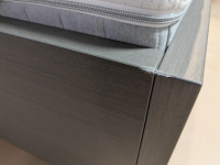 Musterring - Polsterbett Kara Frame Feinschliff Grigio Stoff Trend Cord 2 Rot ohne Lattenrost ohne Matratzen - 5