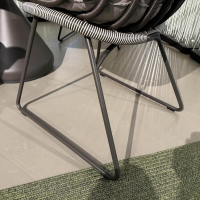 DEDON - Outdoor Sitzgruppe Satellite Und Kida Tischplatte HPL Black Schwarz Gestell Aluminium Black Pepper Schwarz Pulverbeschichtet - 9