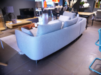 Rolf Benz - Ecksofa Kumo 555 Stoff 22 500 Grüngrau Gussfuß Aluminium RAL 7022 Umbragrau Pulverbeschichtet Mit Rückenkissen - 6