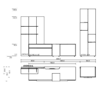 Voglauer - Wohnwand V-Alpin Eiche Altholz Furniert Glas Anthrazit - 6
