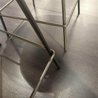 KFF - 2er-Set Thekenstuhl Alice Leder Belo Grünspan Gestell Metall Schwarz Pulverbeschichtet - 5