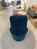 COR - Sessel Nenou Stoff 8170 Ozean Dunkelblau Inklusive Hocker - 9