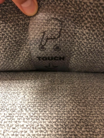 Carina - Ecksofa Modell 1043 Stoff Picasso Stone Grau PG 3 mit Kopfstütze und Nierenkissen - 8