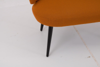 Werther - Bank Trick Stoff 111 92 Orange Gestell Holz Schwarz - 2