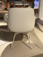himolla - Stuhl Dining 1473 Leder 27 Longlife Mimosa Fragrance Beige Gestell Metall Beige Mit Rückholfeder - 6
