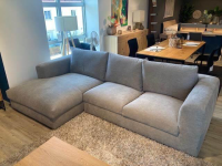 Natura - Ecksofa Stormy Stoff 2 Lapis Khaki Grün Grau Füße Kunststoff Mit Stoff Bezogen - 4