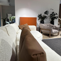 Cierre - Sofa Loden Sectional Stoff 2 Emmi 2 Beige Keder Leder 5 Pelle Setanil Braun Mit Klappbaren Armlehnen - 8