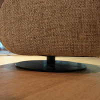 Walter Knoll - Sessel Bao Klein Stoff Sorel Smoke Quarz Beige Rücken Elen Taupe Beige Drehteller Schwarz - 2