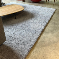 Longbarn - Teppich Basalt Low Schurwolle 054 Hellgrau Grau 240x370 - 4