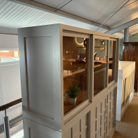 Marktex - Vitrine 6280-02 Multimodus Pinie Bicolor Farbig Lasiert Grau - 5