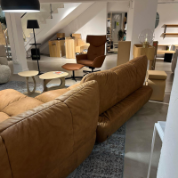 Designwerk - Ecksofa Diego Leder Eagle Camel M2104 Braun Mit Manueller Rückenverstellung - 4