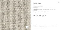 B&B Italia - Sessel Husk Stoff Rattier Astro Seil Beige Schale Kunststoff Weiß Gestell Eiche Hell Gebürstet Mit Hocker - 2