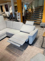 Dietsch - Ecksofa Enjoy Stoff 1 Mito Silber Grau mit Relaxfunktion - 2