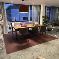 Jab Anstoetz - Teppich 320x270 Kelim 7536 212 Vision Rot Grau - 4