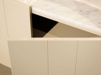 Novamobili - Kommode Stripe Deckplatte Marmor Bianco Carrara Beige Creme - 3