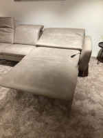 Natura - Ecksofa Tulsa KV Leder Longlife Cloudy Gravel Beige - 7