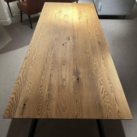 Nouvion - Esstisch Nouvio Platte Eiche 631 Füße Holz Schwarz - 6