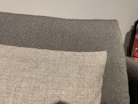 Rolf Benz - Ecksofa Jola Stoff 11 523 Grau Füße Aluminium Glatt Verkehrsschwarz Matt Pulverbeschichtet Inklusive Kissen - 5