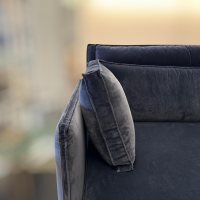 IP Design - Sofa Cube Lounge Stoff City Velvet CA7832/059 Mit Tisch Und Klappbarer Lehne - 6