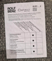 Rolf Benz - Rolf Benz Sofa KUMO 555 – Stoff Graubeige, Ottomane rechts - 2
