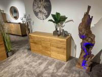 Natura - Sideboard Hillsboro Wildeiche Massiv Legno Geölt Inklusive Beleuchtung - 6