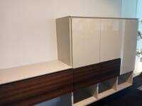 Molteni & C - Wandhängeschrank 505 Holz Kieselgrau Eukalyptus - 8