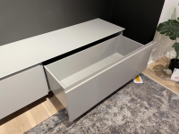 Sudbrock - Wohnwand Cubo Lack Canagrau Mit Eiche Anthrazit Gebeizt - 5