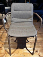 Weishäupl - 4er-Set Stuhl Aluminium Marone Beige mit Tisch Vapio - 7