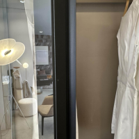 Poliform - Kleiderschrank Senzafine Melamin Eiche Gener mit 4 Drehtüren - 13