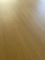Kettnaker - Couchtisch Solo Ellipse Platte Eiche Matt Unterplatte Lichtgrau Grau Weiß Füße Chrom - 4
